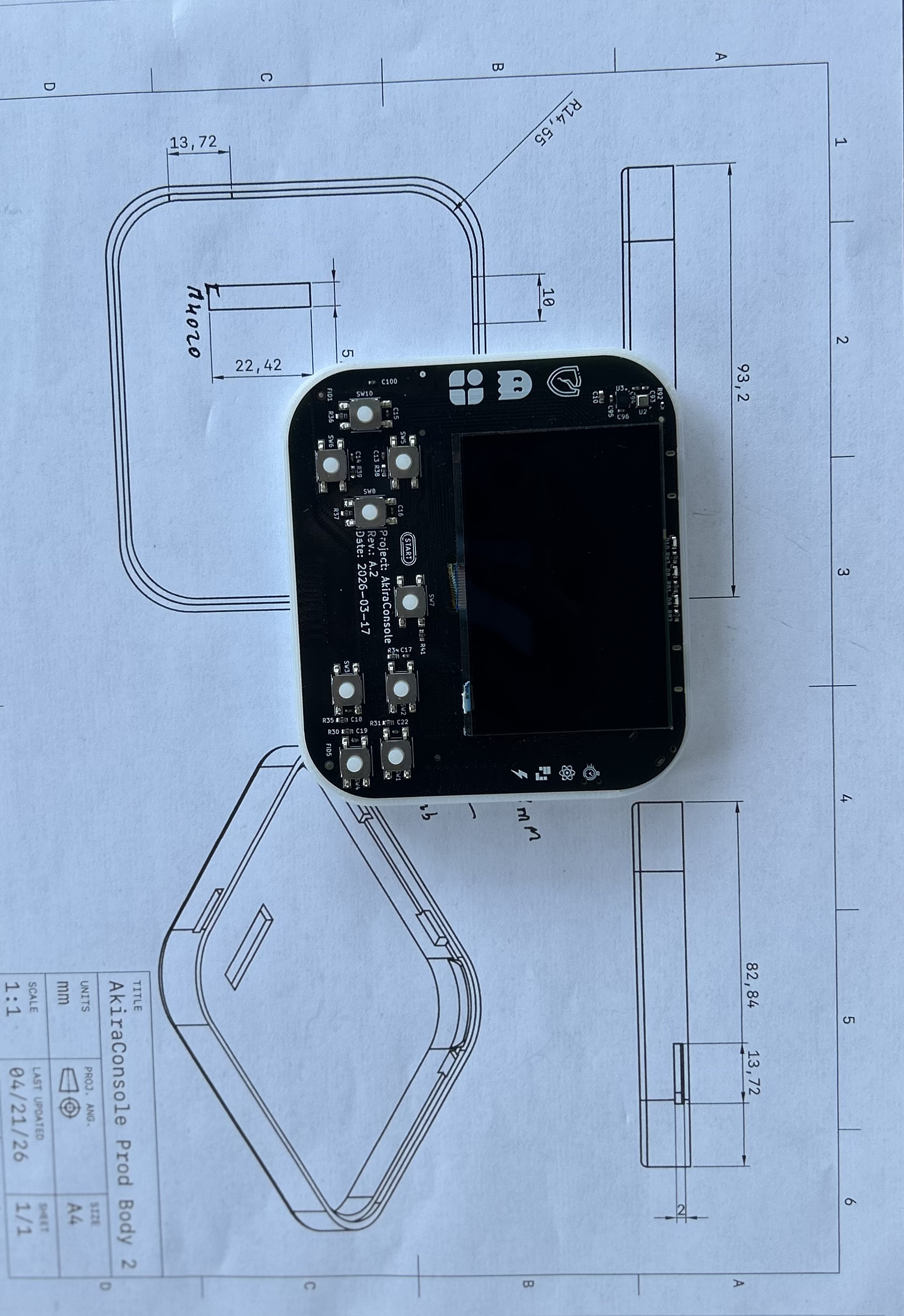 AkiraConsole — assembly view